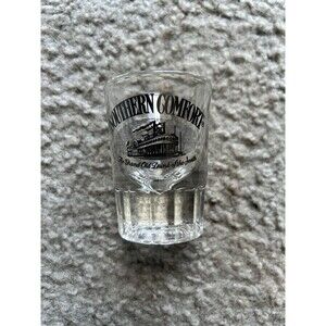 Southern Comfort Heavy Shot Glass "The Grand Old Drink Of The South" Steamboat
